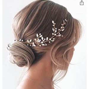 Gold Bridal Hair Piece